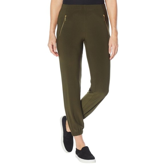 NWOT Nina Leonard Miracle Matte Jersey Pull-On Jogger Pant L - Picture 1 of 6